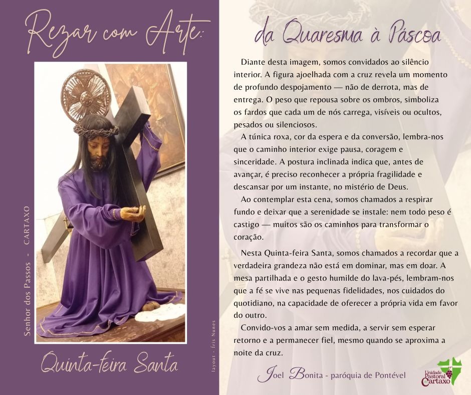 Rezar com Arte Páscoa 2026 - 5F Santa